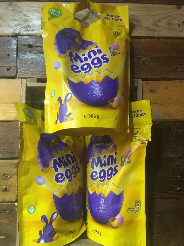 ---1.1Kg of Cadbury Mini Eggs (3x385g Pouches)
