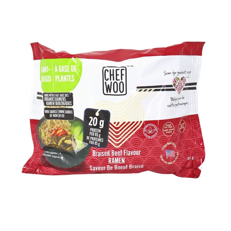 - Pet monitor with cameraChef Woo Vegan Braised Beef Flavour Ramen - 85g