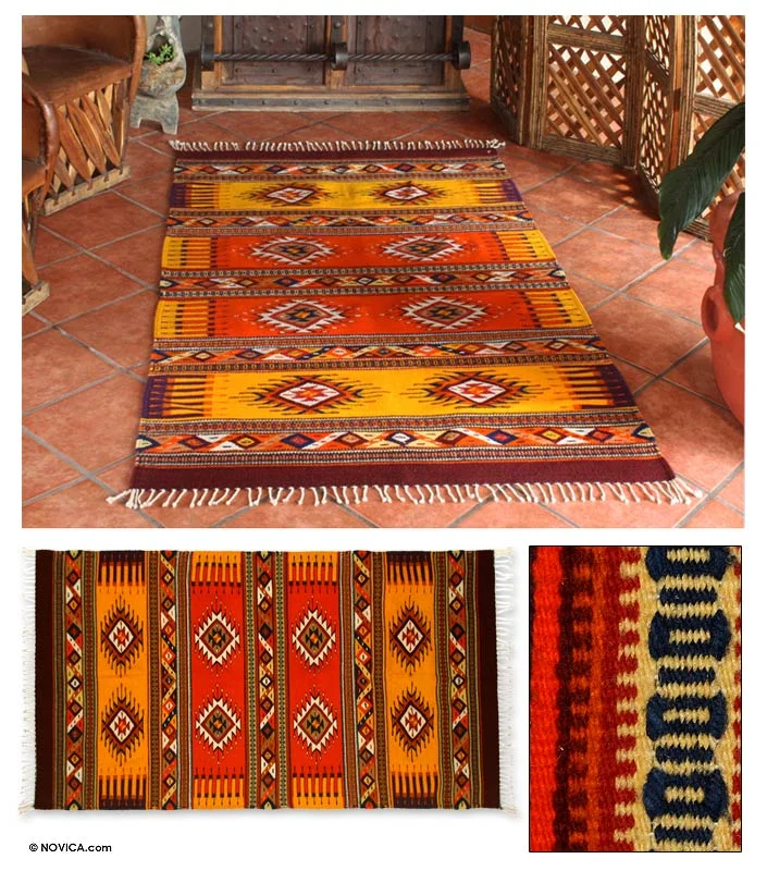 - Pet monitor with cameraSummer's Day Zapotec wool rug (4.5x7)