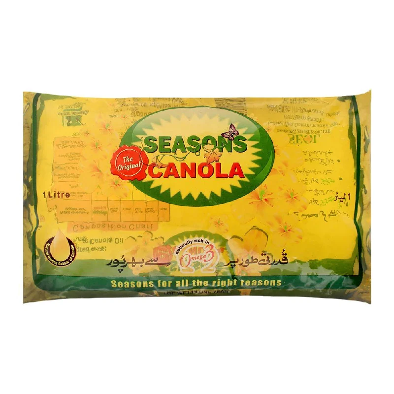 - ​​Christmas pet Christmas clothingSEASONS CANOLA OIL POUCH 1 LTR