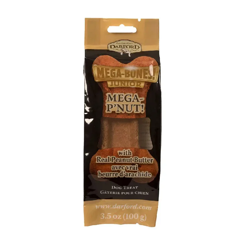 - Organic cotton dog bibsDarford® Mega-P’Nut! Jr. Flavor Bone Dog Treat 3.5 Oz