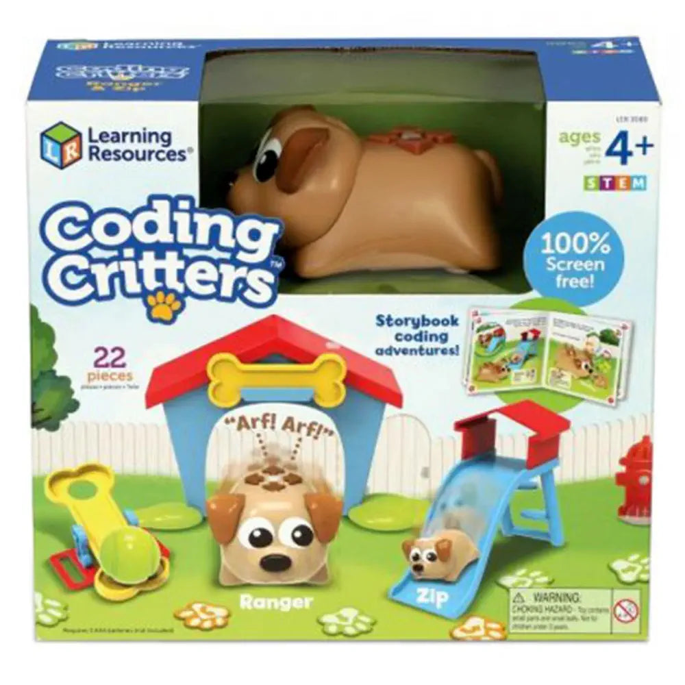 - Pet monitor with cameraLearning Resources Coding Critter Ranger & Zip Programmable Toy