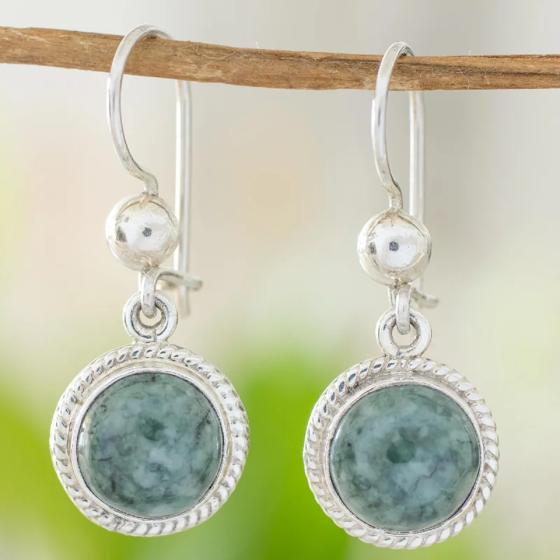- Summer pet ice matGreen Apple Medium Green Guatemalan Jade Sterling Silver Dangle Earrings - Summer pet ice matGreen Apple Medium Green Guatemalan Jade Sterling Silver Dangle Earrings