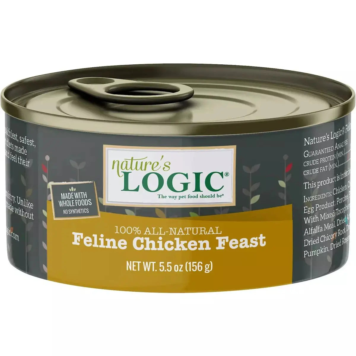 - Automatic induction pet water dispenserNature's Logic Feline Chicken Feast Grain-Free Canned Cat Food 5.5 oz Case of 24