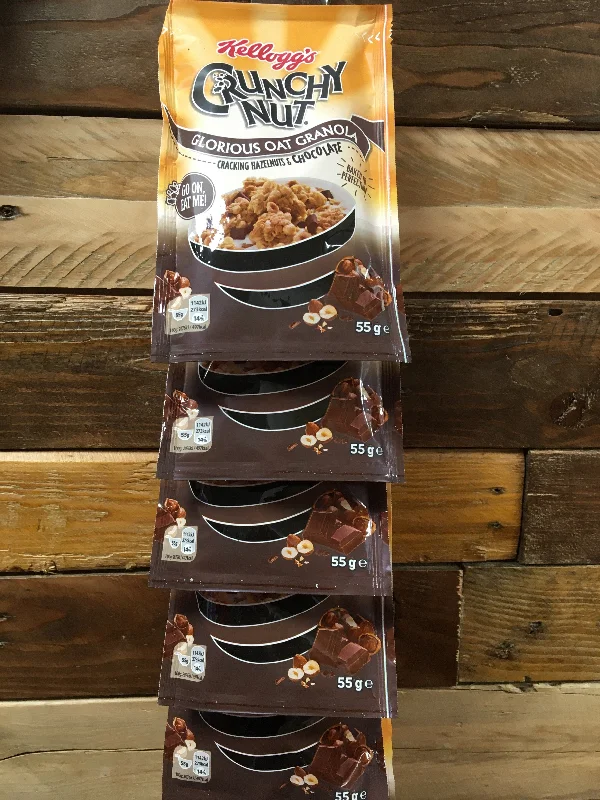 - Cat anti-jump window safety net14x Kellogg's Crunchy Nut Hazelnuts & Chocolate (14 Packs of 55g)