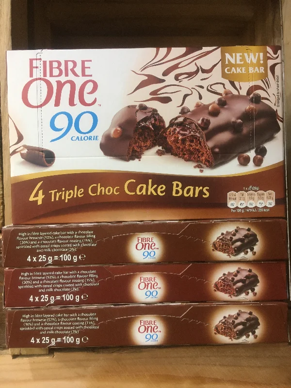 - Pet smart GPS locator20x Fibre One Triple Chocolate Cake Bars (5 Packs of 4x25g)