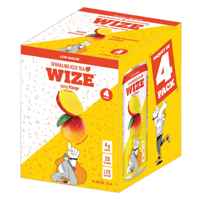 - Cat stress soothing sprayWize Sparkling Juicy Mango (4 pack) - 4x355ml