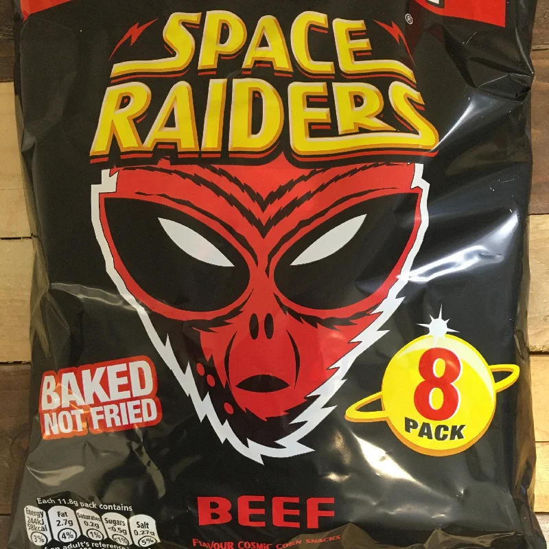 - Automatic induction pet water dispenser24x Space Raiders Beef Flavour Cosmic Corn Snacks (3 Packs of 8x11.8g)