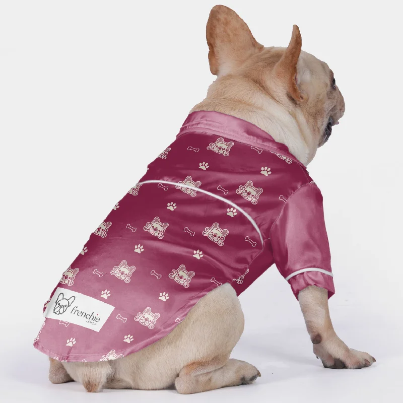 - ​​Christmas pet Christmas clothingMonty  - Pajamas for French bulldog