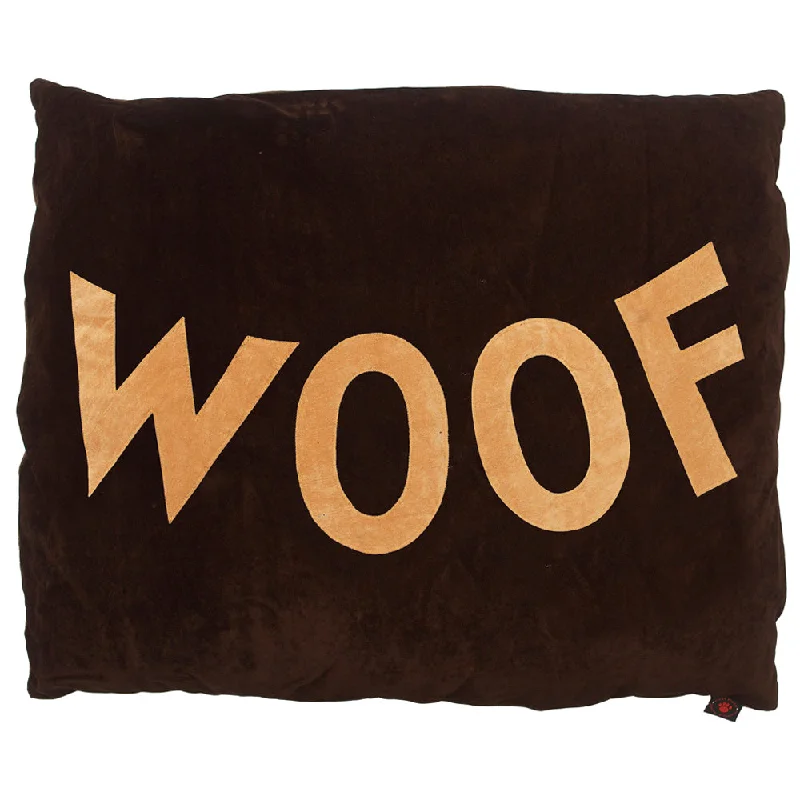 - Christmas pet Christmas clothingCreature Clothes Big Old Woof Dog Doza Bed In Tan on Choc - Christmas pet Christmas clothingCreature Clothes Big Old Woof Dog Doza Bed In Tan on Choc