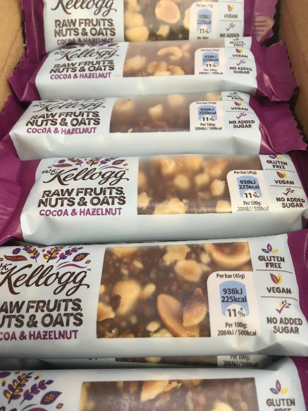 -Anti-scratch scratching board AND cat bed in one18x Kellogg Raw Fruits, Nuts & Oats, Cocoa & Hazelnut Bars (18x45g)