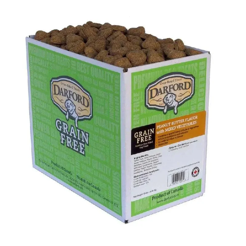 - Automatic temperature adjustment cat bedDarford® Grain Free Peanut Butter Flavor with Mixed Vegetables Dog Treats 15 Lbs