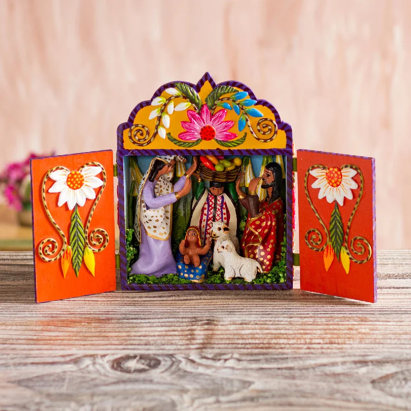 - Foldable and portable cat bagAndean Christmas Carol Hand Made Andean Nativity Scene - Foldable and portable cat bagAndean Christmas Carol Hand Made Andean Nativity Scene