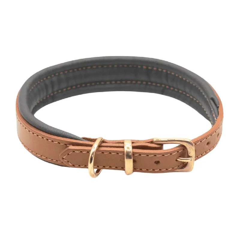 - Natural latex pet mattressLuxury Padded Leather Dog Collar Tan & Racing Green by Dogs & Horses - Natural latex pet mattressLuxury Padded Leather Dog Collar Tan & Racing Green by Dogs & Horses