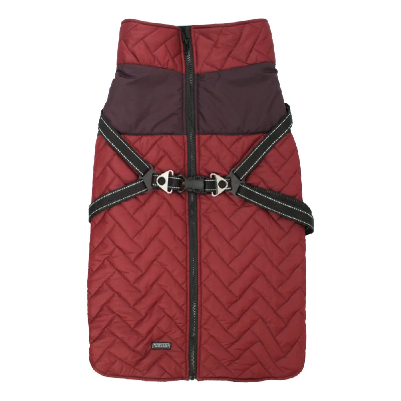 - Pet diabetes prescription foodPawpourri Puffer Jacket with Attached Harness for Dogs (Maroon)