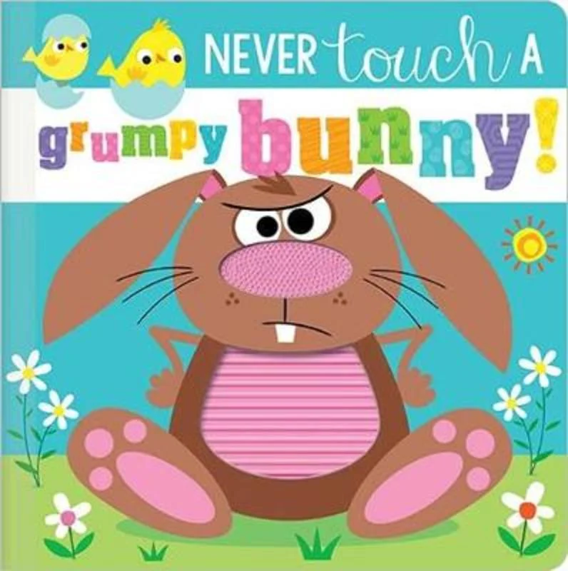 - Organic cotton dog bibsNever Touch a Grumpy Bunny!