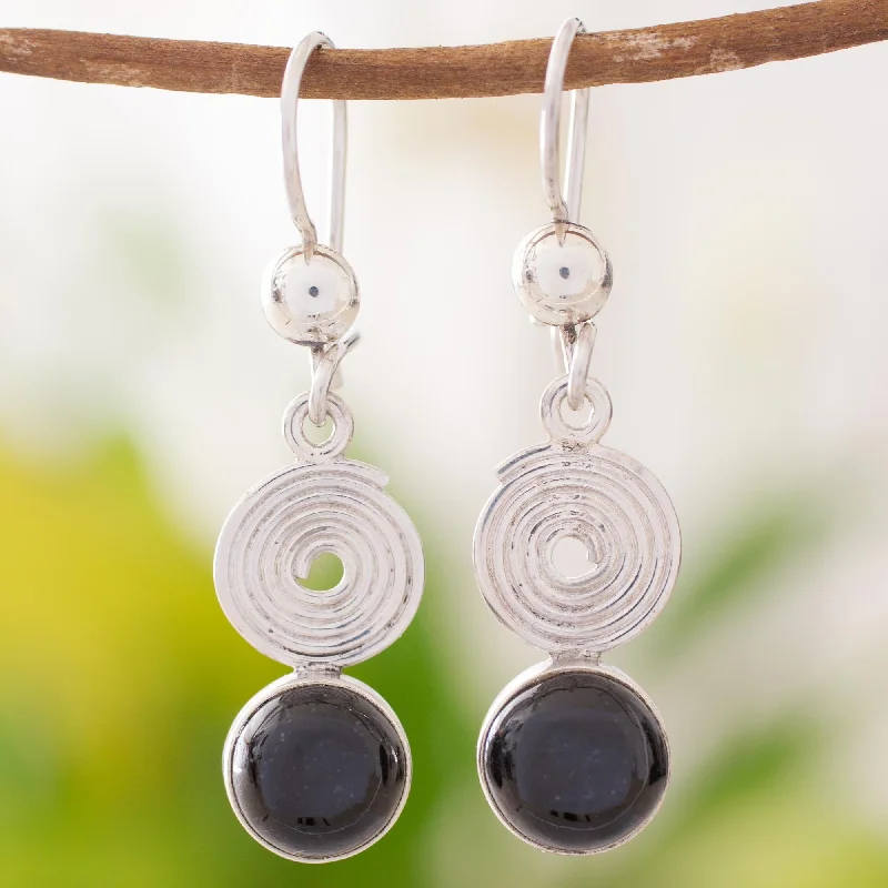  -Anti-scratch scratching board AND cat bed in oneSpiral of Life Black Jade Dangle Earrings from Guatemala