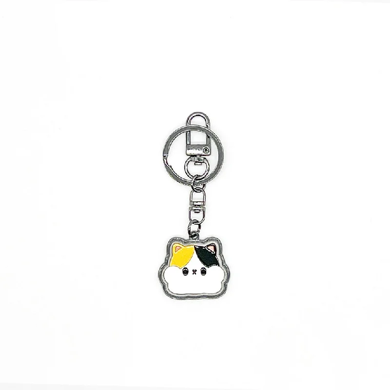  . **Cat clothes cute model**Metal Keyring - Tiny-K Lucky