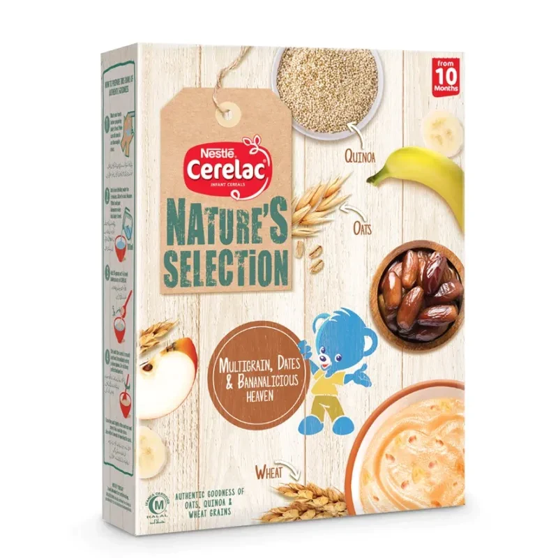 Pet ProductsNESTLE CERELAC MULTIGRAIN DATES BANANALICIOUS HEAVEN 175 GM