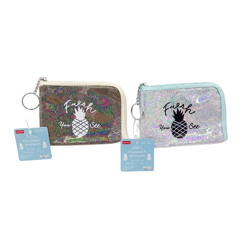 - Parrot climbing and standing wooden frameAurora Key Pouch Pineapple