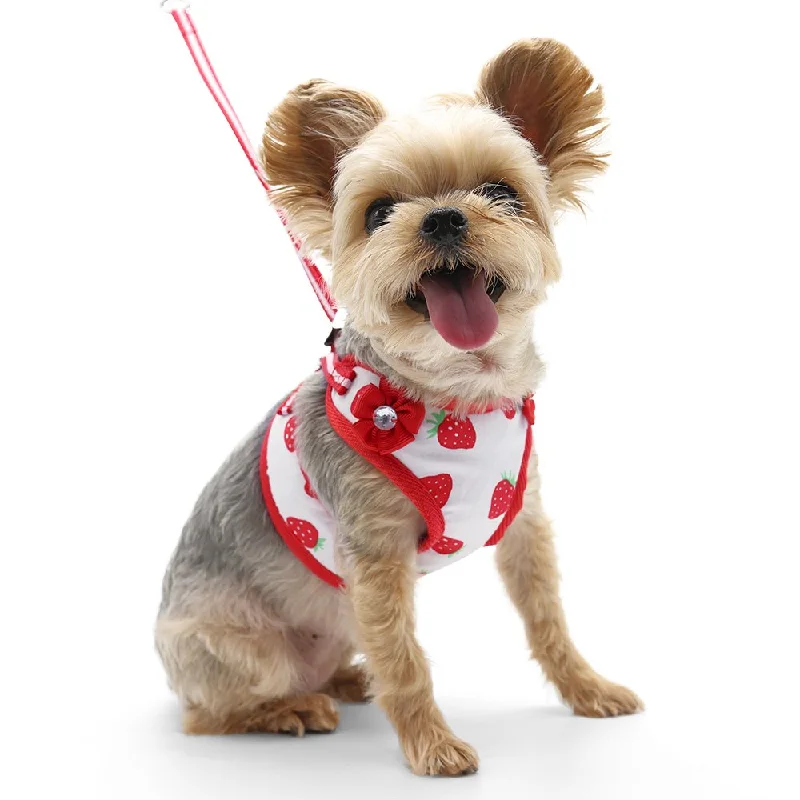 Pet ClothesEasyGO Strawberry Harness