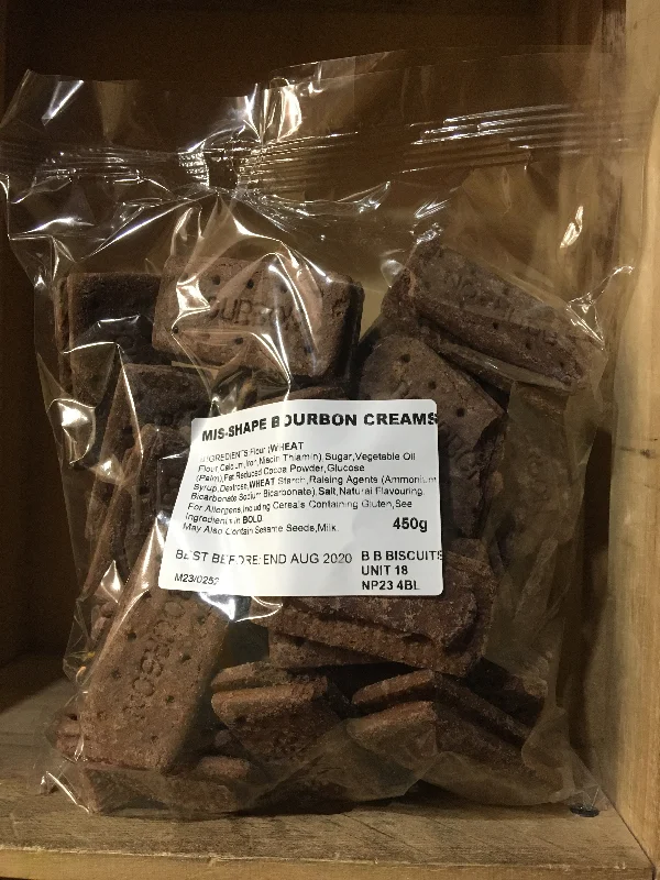 ---Bourbon Creams Mis-Shapes 450g