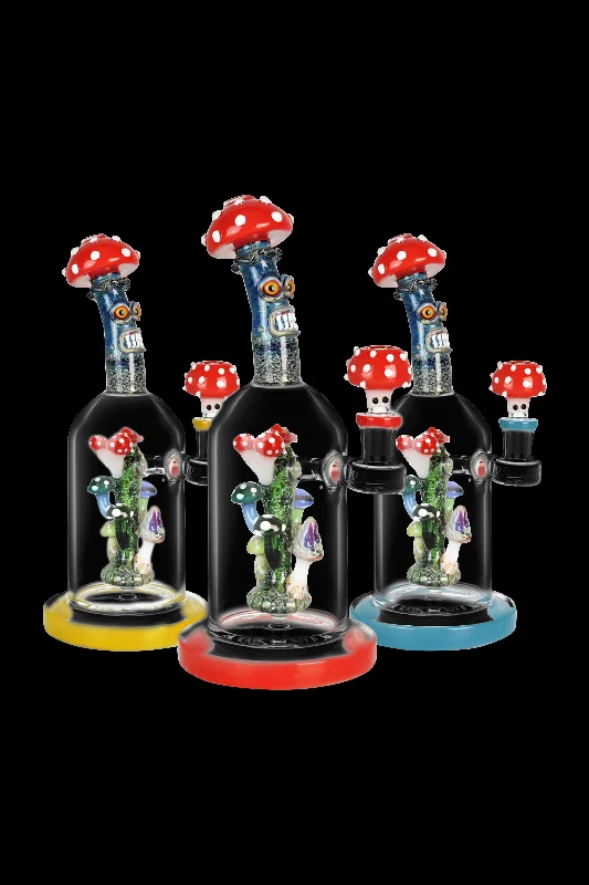  -Splash-proof food bowl AND Anti-choking slow food bowlMushroom Family Water Pipe