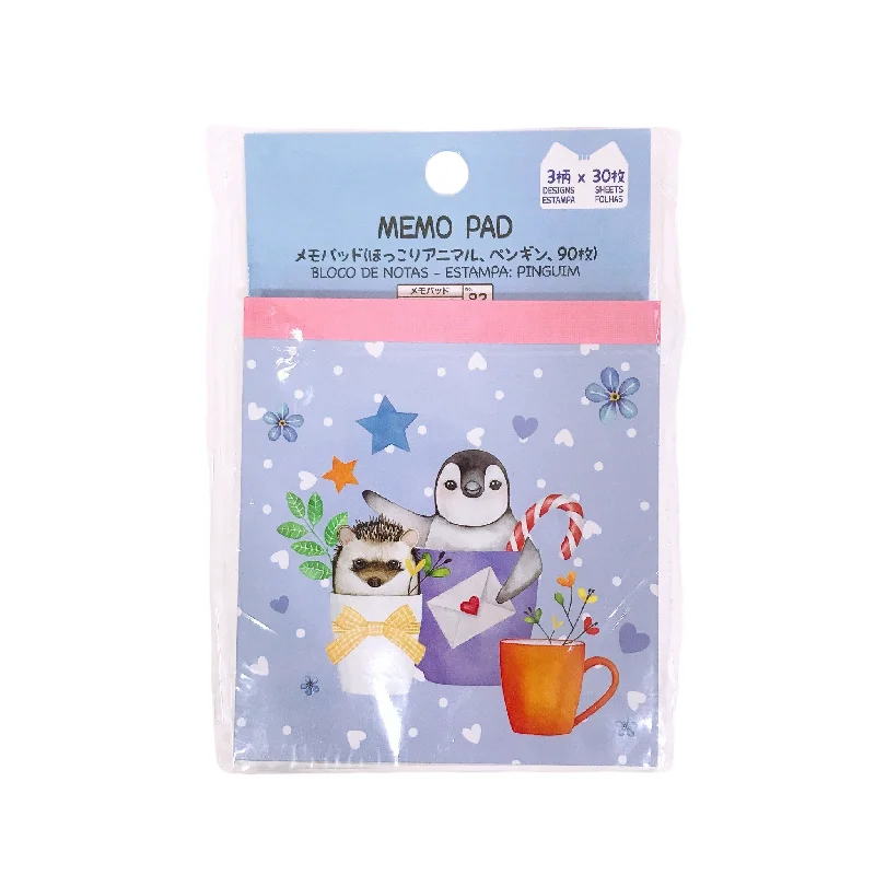 - Pet water dispenser UV sterilization versionMemo Pad (90Sheets) Hokkori Animal-Penguin