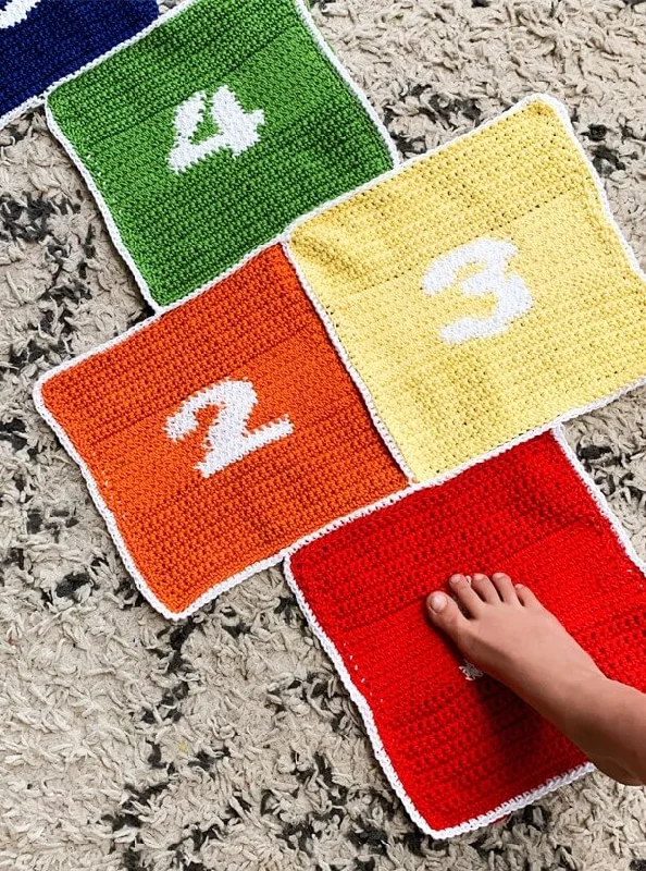 - Foldable and portable cat bagCrochet Kit - The Hopscotch Rug