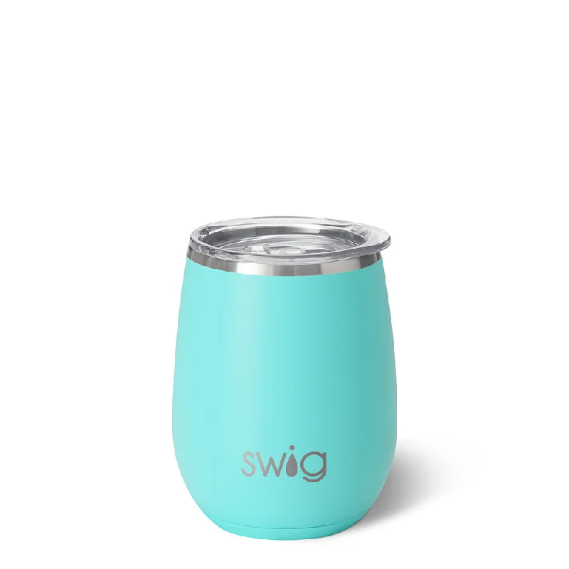 - Winter warm clothes for short-haired dogsAqua Stemless Wine 14oz