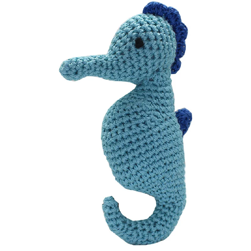 - Toys suitable for multi-pet familiesSalty The Seahorse Organic Cotton Dog Toy
