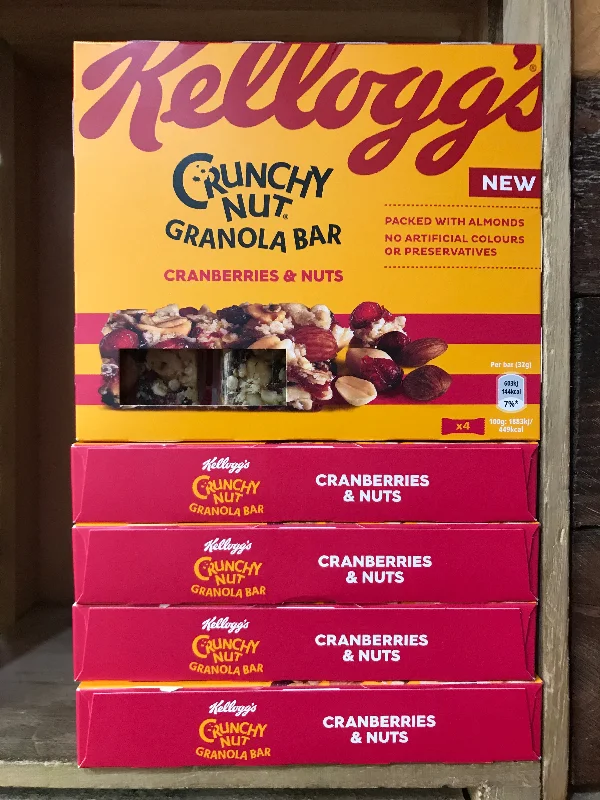 - Remote interactive pet feeder20x Kellogg's Crunchy Nut Granola Cranberries & Nuts 32g Bars (5 Packs of 4x32g) - Remote interactive pet feeder20x Kellogg's Crunchy Nut Granola Cranberries & Nuts 32g Bars (5 Packs of 4x32g)