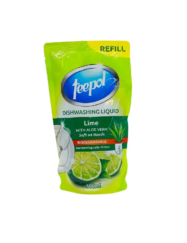 - Dog disposable foam shower gelTEEPOL Dishwash Lime refill pack, 500ml