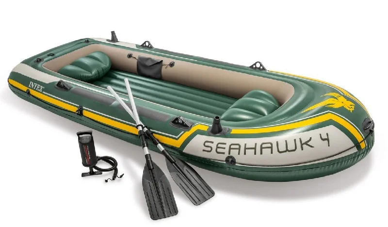 Pet ProductsIntex Seahawk 4 Person Inflatable Boat Set