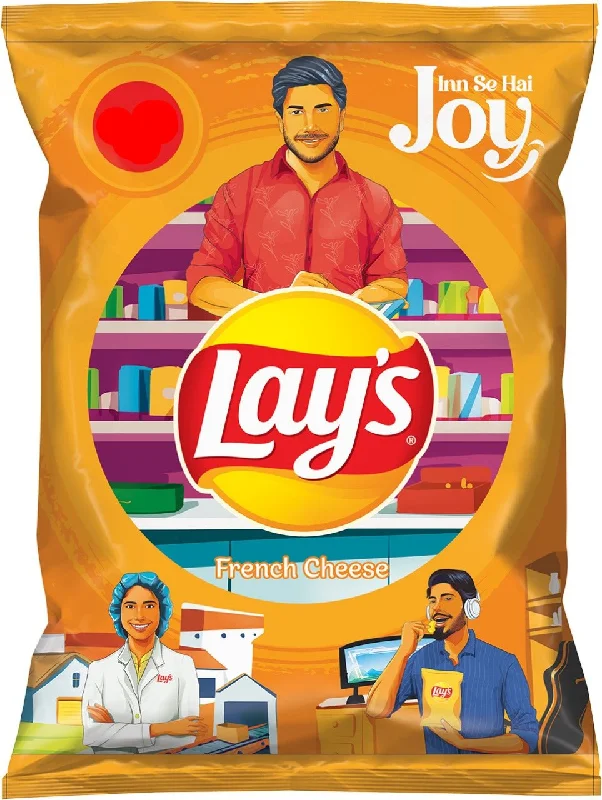 ---LAYS FRENCH CHEESE CHIPS 18 GM