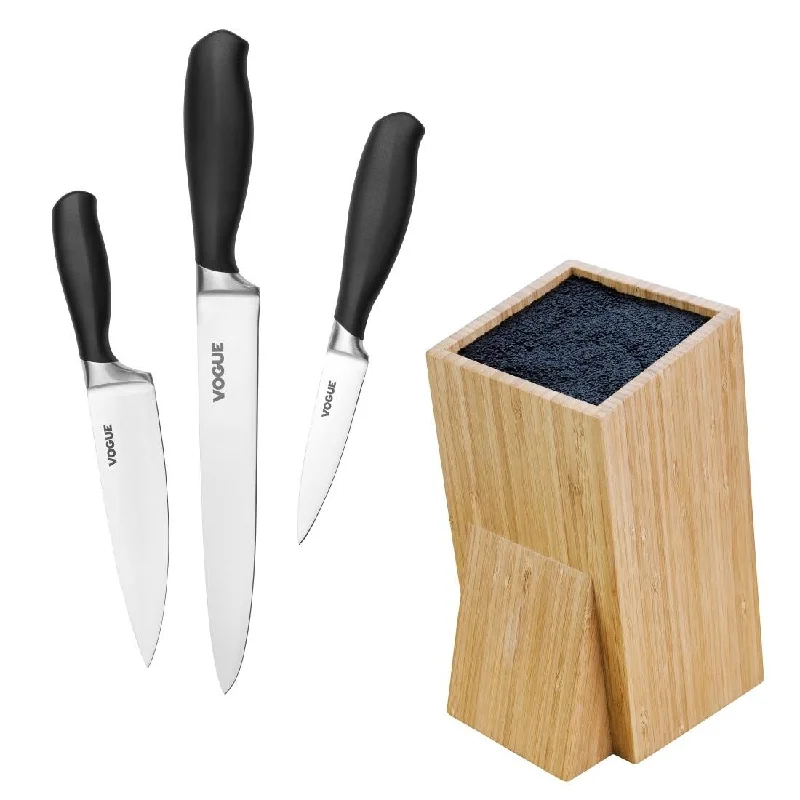 - Teething and chewing toys for puppiesVogue Prep Like a Pro 3-Piece Knife Set with Knife Block - Teething and chewing toys for puppiesVogue Prep Like a Pro 3-Piece Knife Set with Knife Block