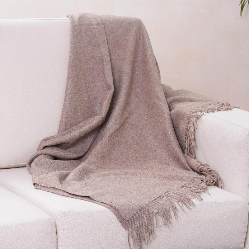 - Teething and chewing toys for puppiesCozy Light Brown Hand Crafted Alpaca Wool Solid Throw - Teething and chewing toys for puppiesCozy Light Brown Hand Crafted Alpaca Wool Solid Throw