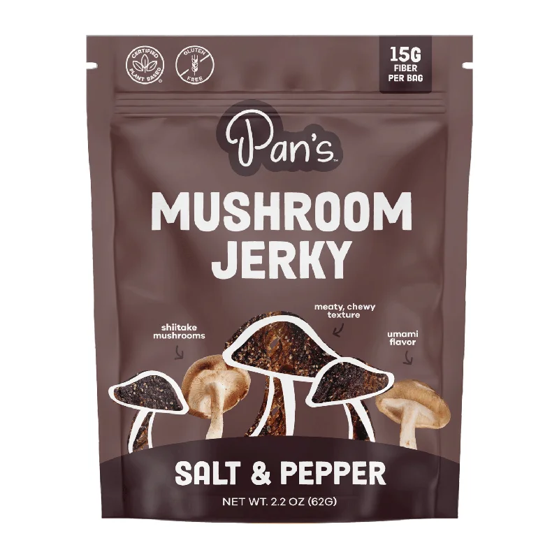 ---Pan's Salt & Pepper Mushroom Jerky - 62g