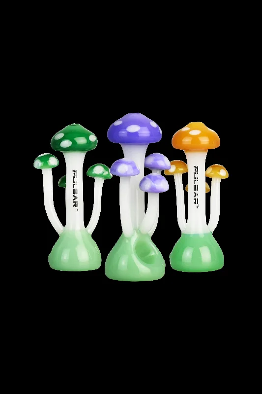 - Remote interactive pet feederPulsar Mushroom Family Hand Pipe