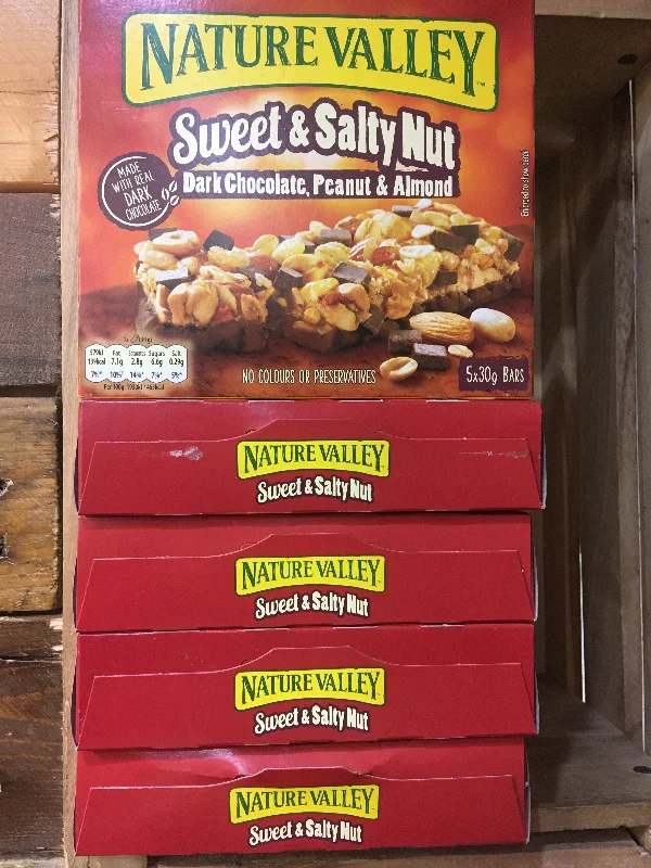 -Anti-scratch scratching board AND cat bed in one25x Nature Valley Sweet & Salty Nut Dark Chocolate, Peanut & Almond (5 Packs of 5 x30g Bars) -Anti-scratch scratching board AND cat bed in one25x Nature Valley Sweet & Salty Nut Dark Chocolate, Peanut & Almond (5 Packs of 5 x30g Bars)