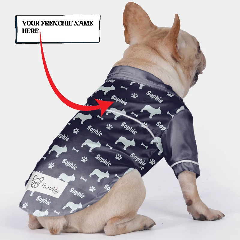 - Cat hair ball removal and hair removal creamPersonalized French Bulldog Pajamas with Your Frenchie's Name as a Pattern