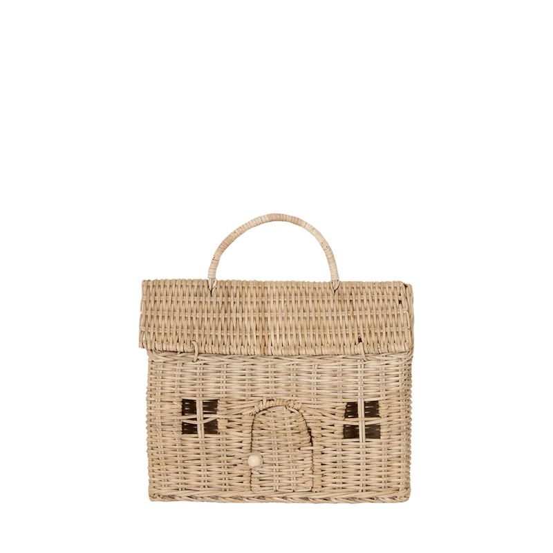 Pet ProductsOlli Ella Rattan | Casa Clutch | Straw
