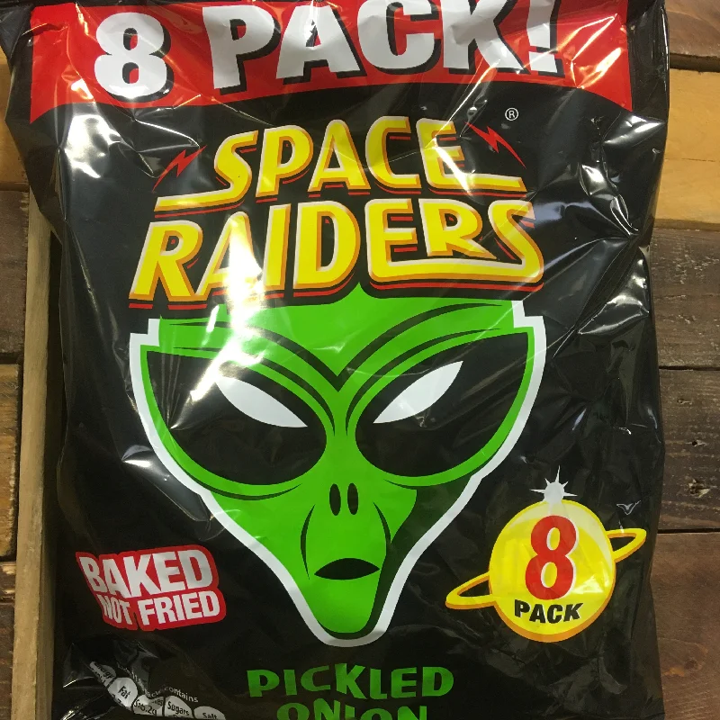 - Organic cotton dog bibs24x Space Raiders Pickled Onion Snacks (3 Packs of 8x11.8g)