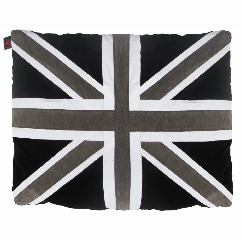 - Teething and chewing toys for puppiesCreature Clothes Union Jack Dog Doza Bed In Grey, Black & White - Teething and chewing toys for puppiesCreature Clothes Union Jack Dog Doza Bed In Grey, Black & White