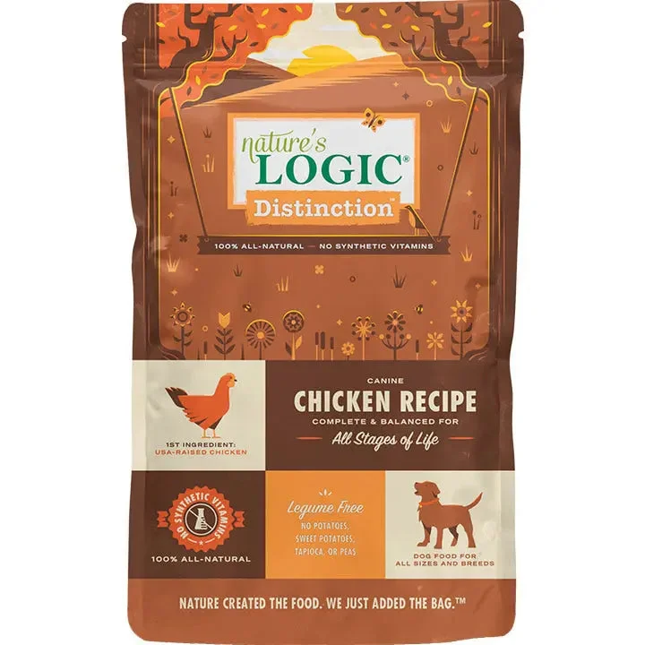 - Remote interactive pet feederNature’s Logic Distinction™ Canine Chicken Recipe Dry Dog Food