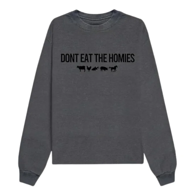 - Dog disposable foam shower gelDon't Eat The Homies 3D Long Sleeve T-Shirt - Grey