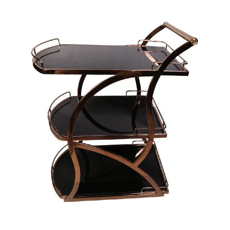 - ​​Christmas pet Christmas clothingTea Trolley Ir D518 A+B+C Rose Gold