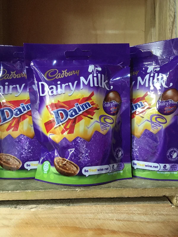- Dog heart rate monitoring collar3x Cadbury Dairy Milk Daim Miniature Eggs (3x 86g Bags)