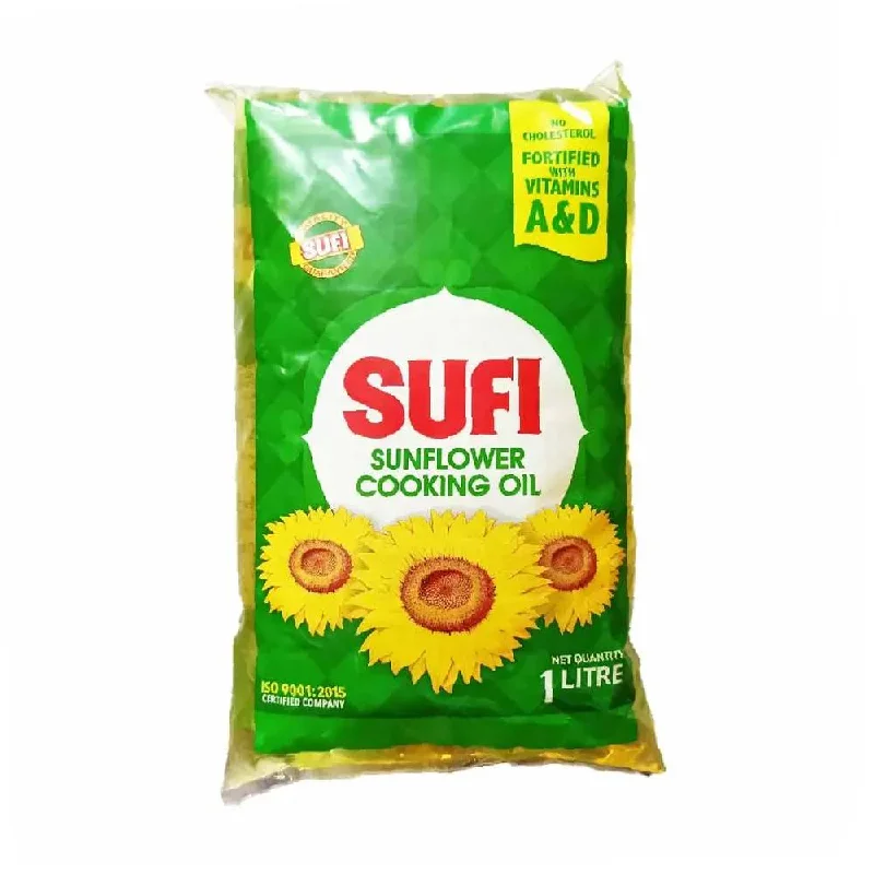 - Foldable and portable cat bagSUFI SUNFLOWER COOKING OIL POUCH 1 LTR