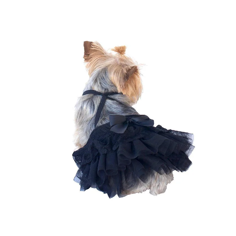 Pet Halloween clothesCinema Dog Skirt Black